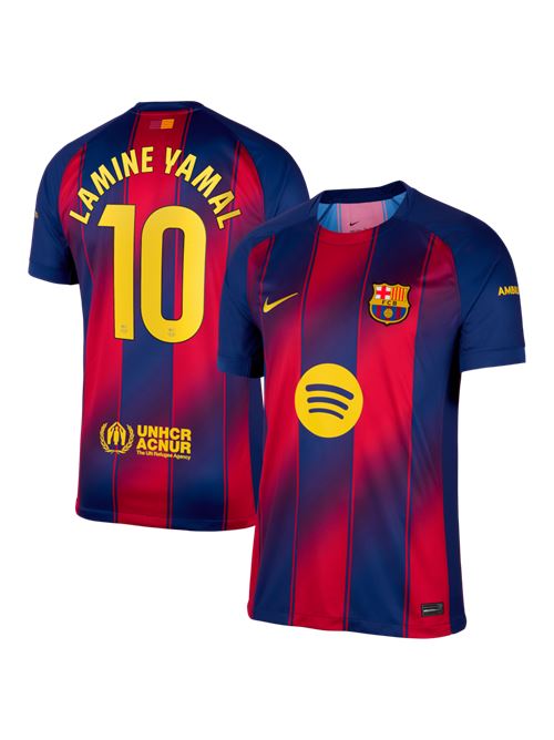 Nike Barcellona maglia gara Lamine Yamal Home 25/26 Barcellona | HJ4590-456STAMPATA